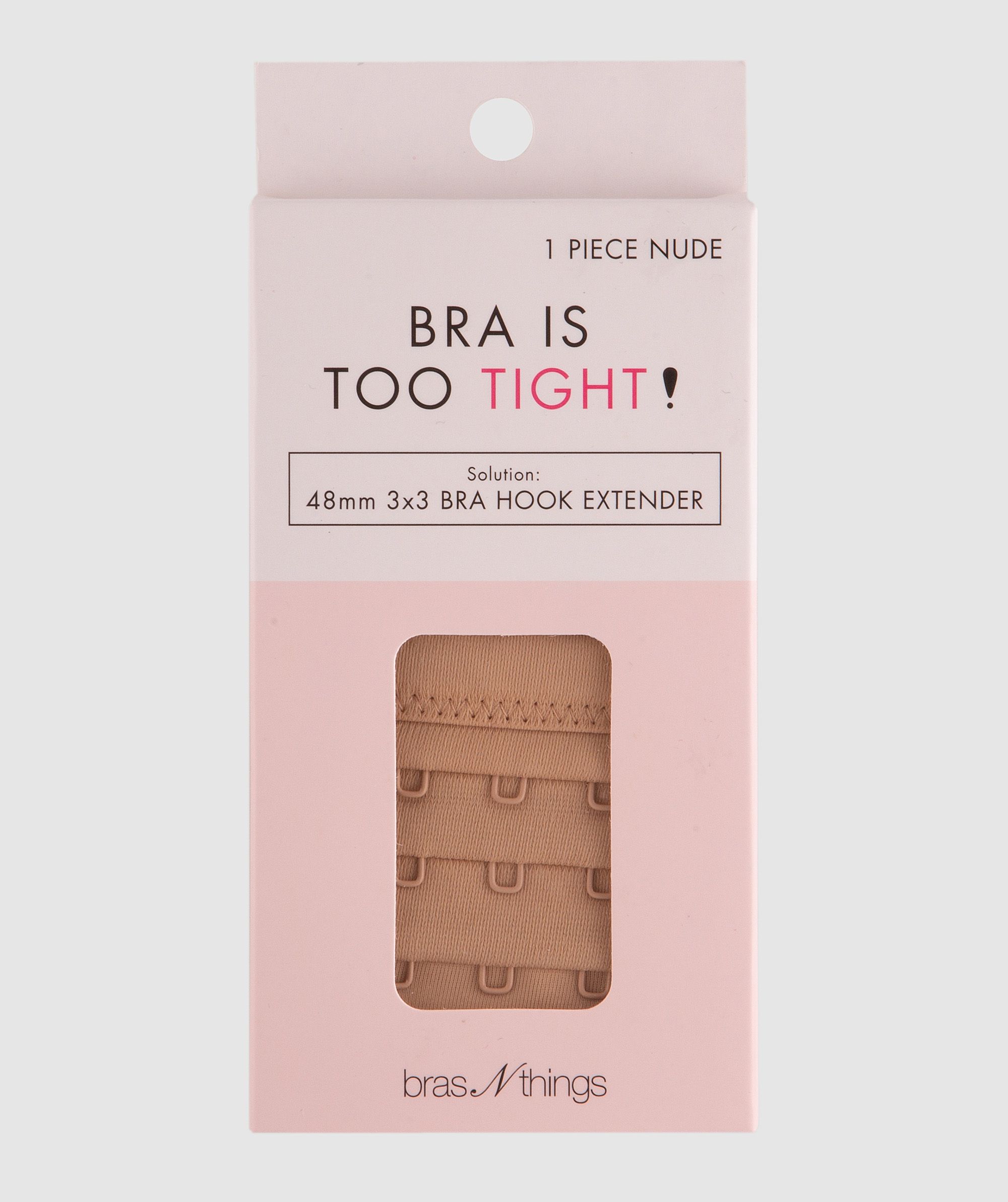 Bra Extender 3X3 Hook - Nude