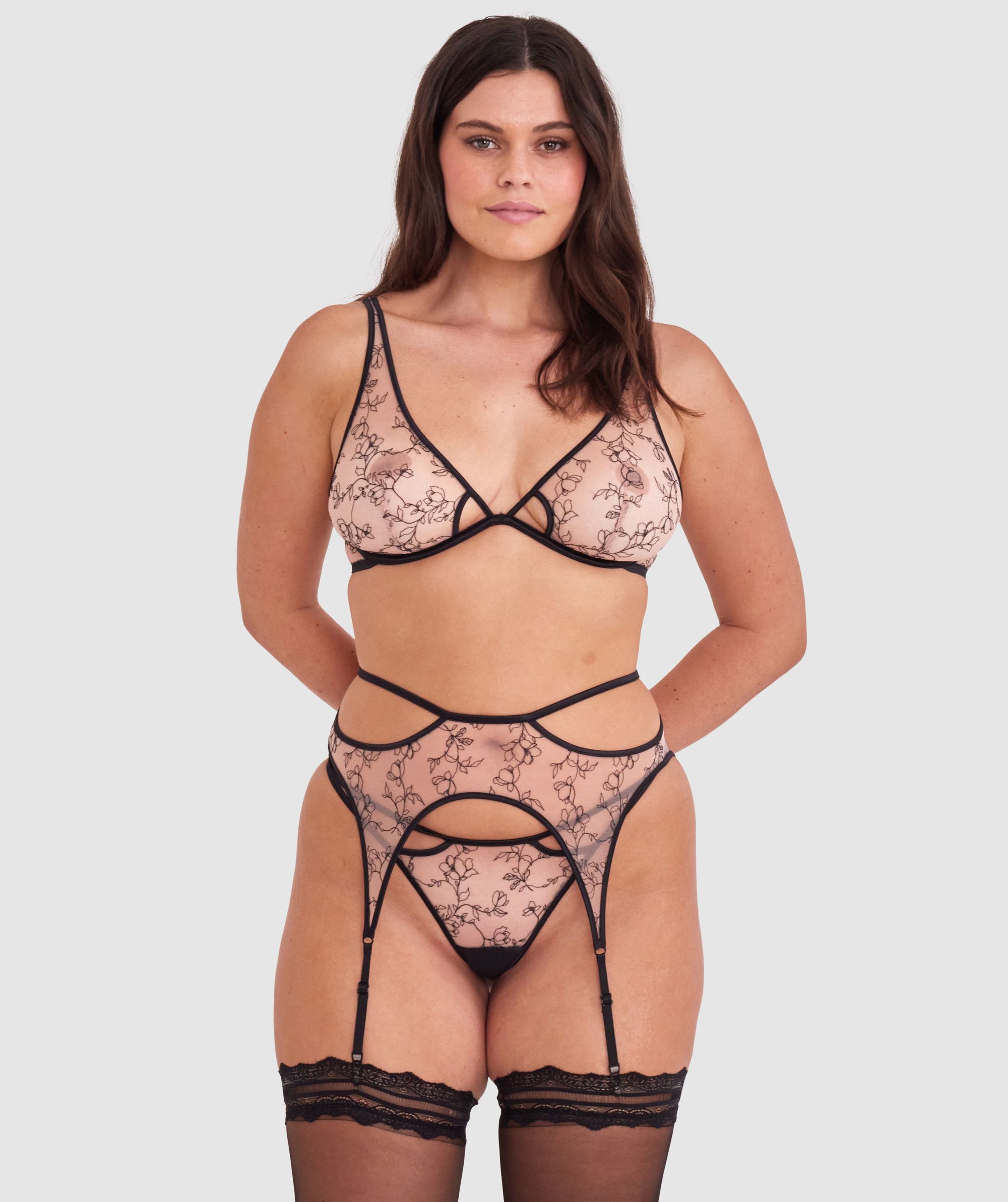 Body Bliss Shortie - Pale Pink