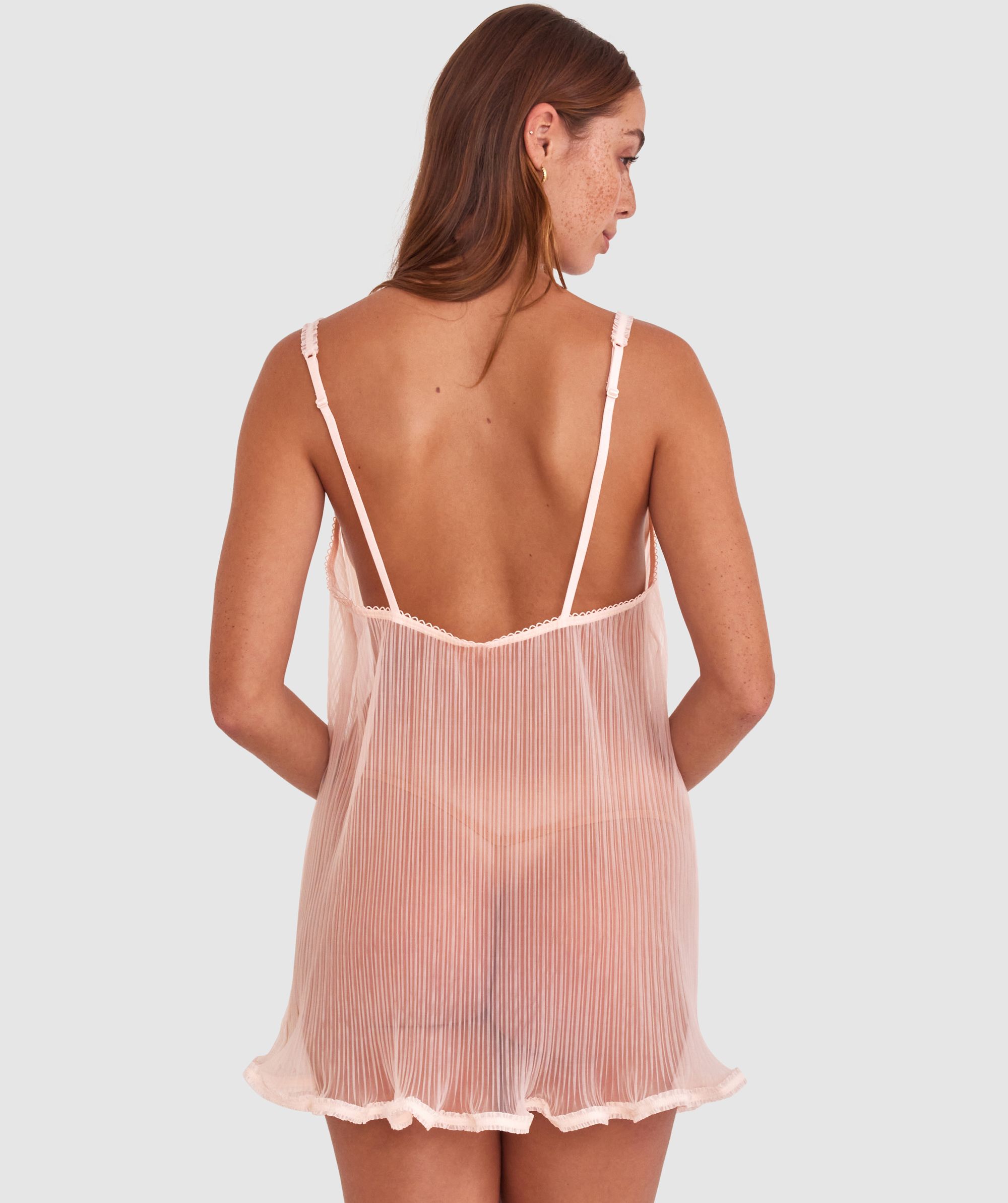 Night Games Blushing Slip - Light Pink