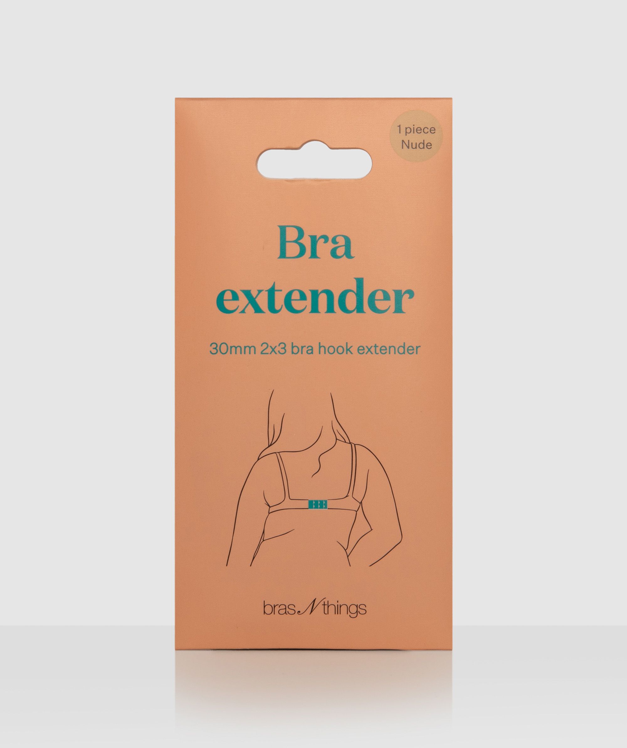 Bra Extender 2 X 3 Hook - Nude